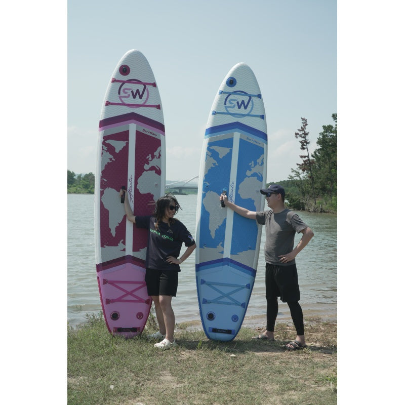 1pc, Surfboard, Inflatable Vertical Paddle 11 Inches X34 Inches X6 Inches, with Accessories, Outdoor Sports, Beach And Seaside.