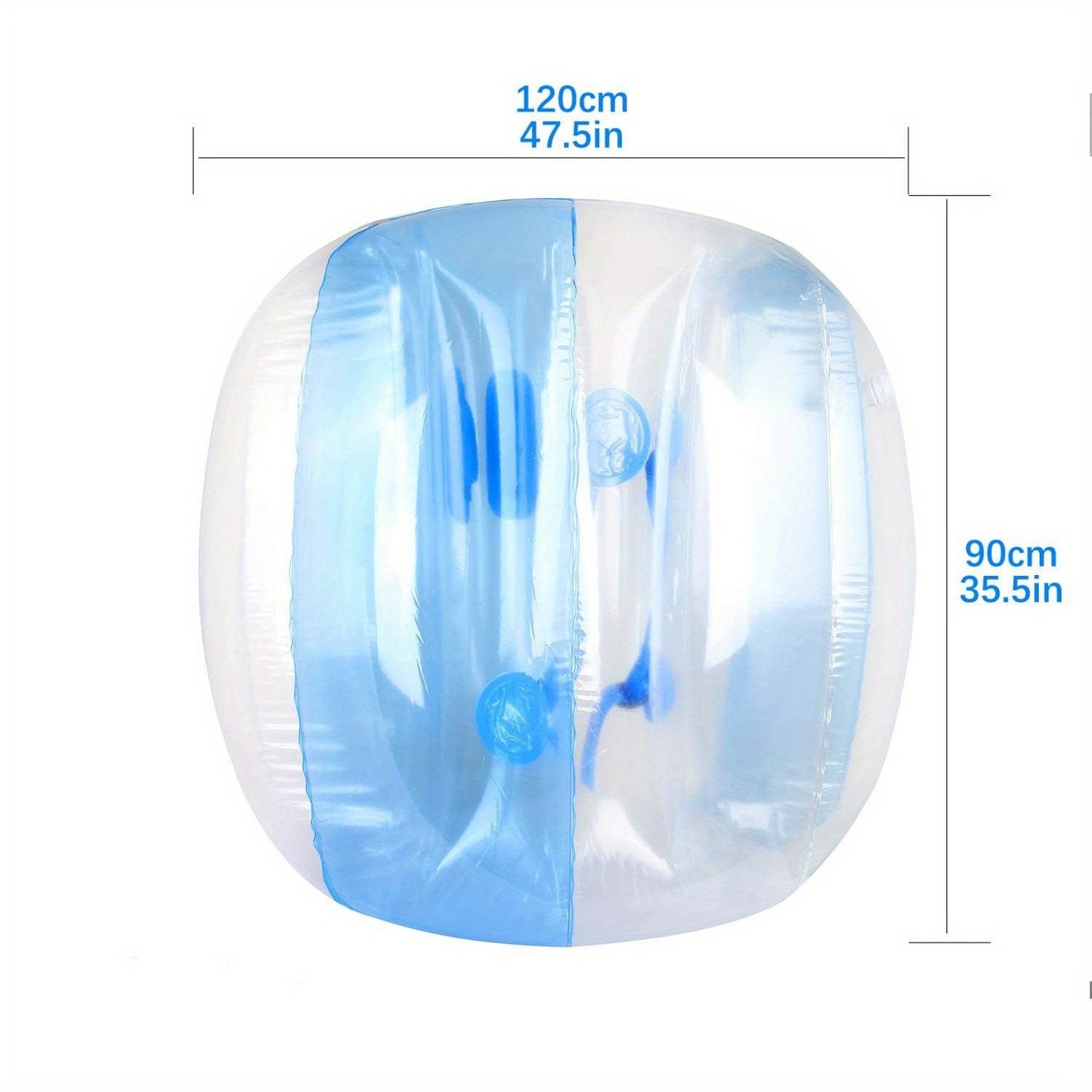 2pcs Inflatable Bumper Balls For Adults Bumper Sumo Ball Bubble Soccer Balls For Adults Sumo Football Zorb Human Hamster Ball Body For Outdoor Team Gaming Play Sport 47.5inch