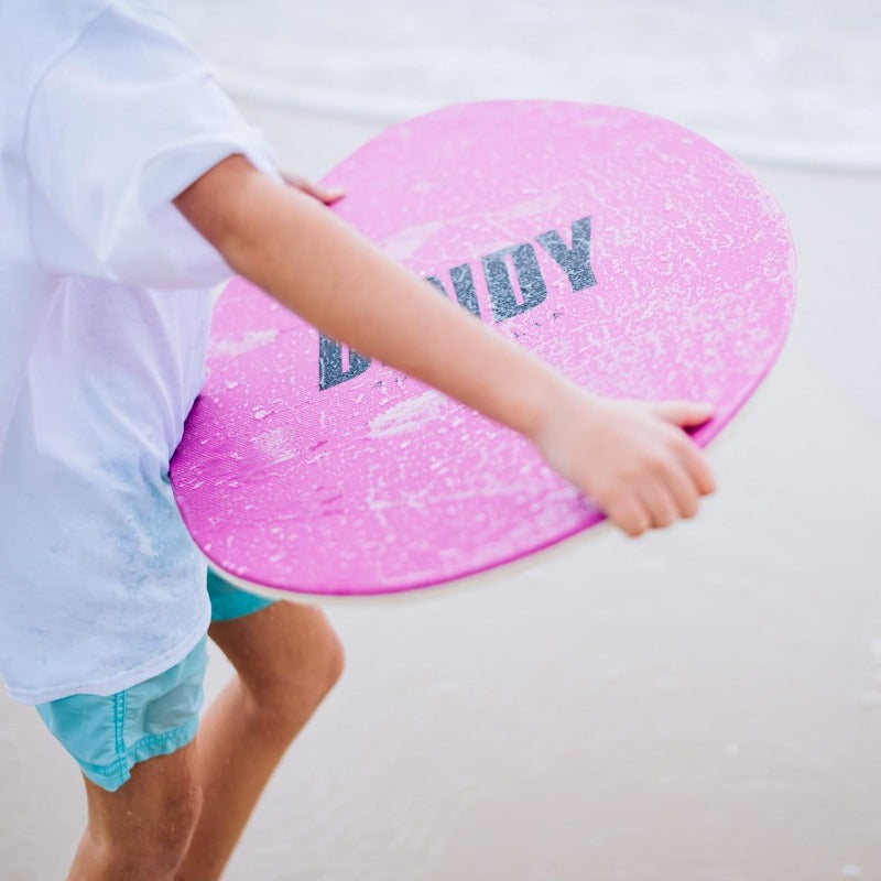 BINDY Australia Skimboard for Beach with Storage Travel Bag 41 Beginner to Intermediate Wooden Skim Board, Durable Lightweight Body Surfing Boards