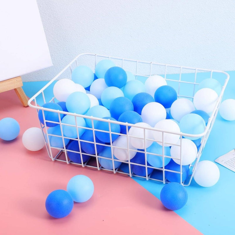 120pcs Pink & White Pong Balls - Durable Plastic Table Tennis Balls for Training, Party Games, Tournaments - Bulk Pack with Pink & White Spheres, Compatible with Paddle Sets, Ideal & s (No Air-Dry Time)
