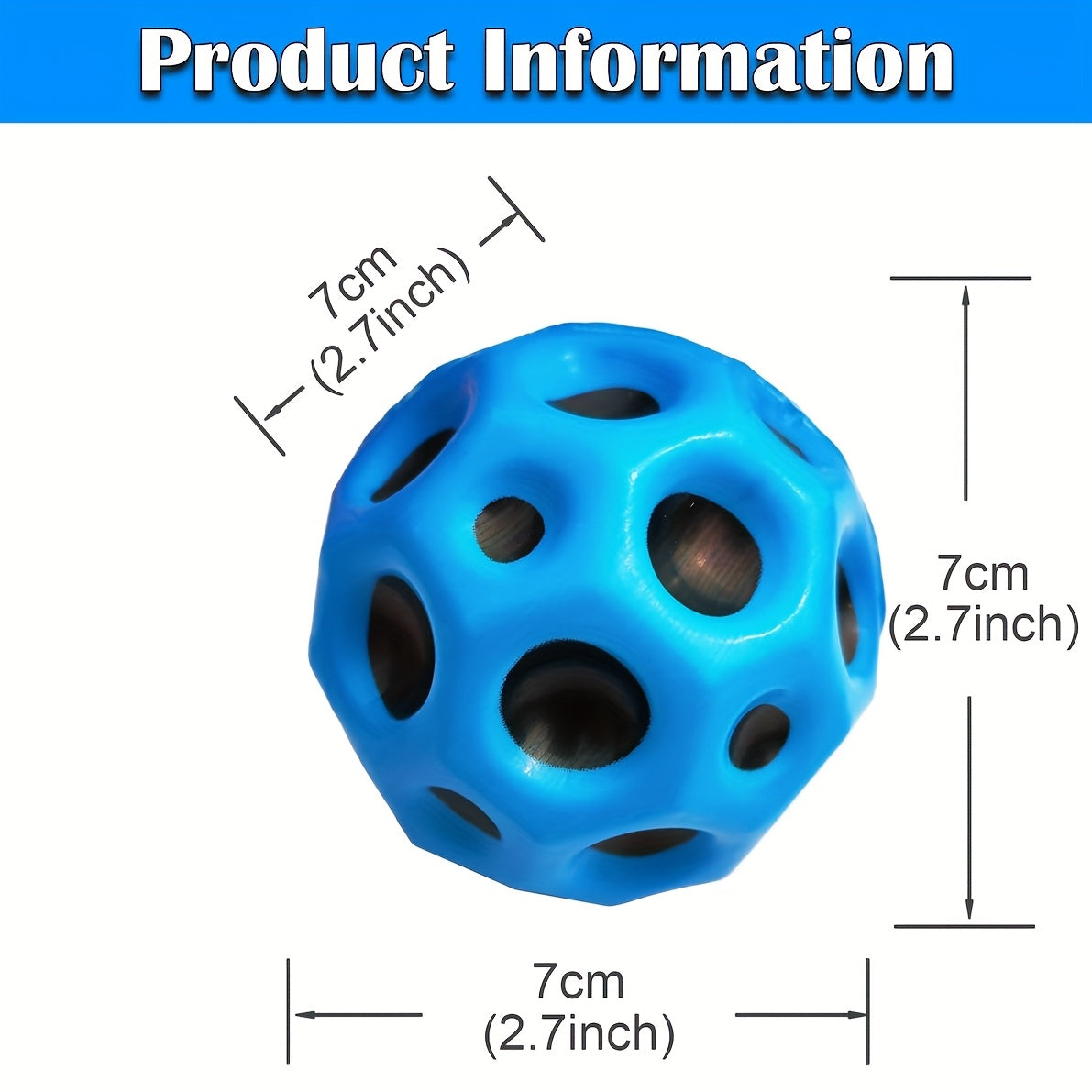 Space Ball 12 Pack - Super Bouncy Space Ball - Big Bouncy Balls for Athlete Training And Sensory Play - Extreme High Bouncing Ball