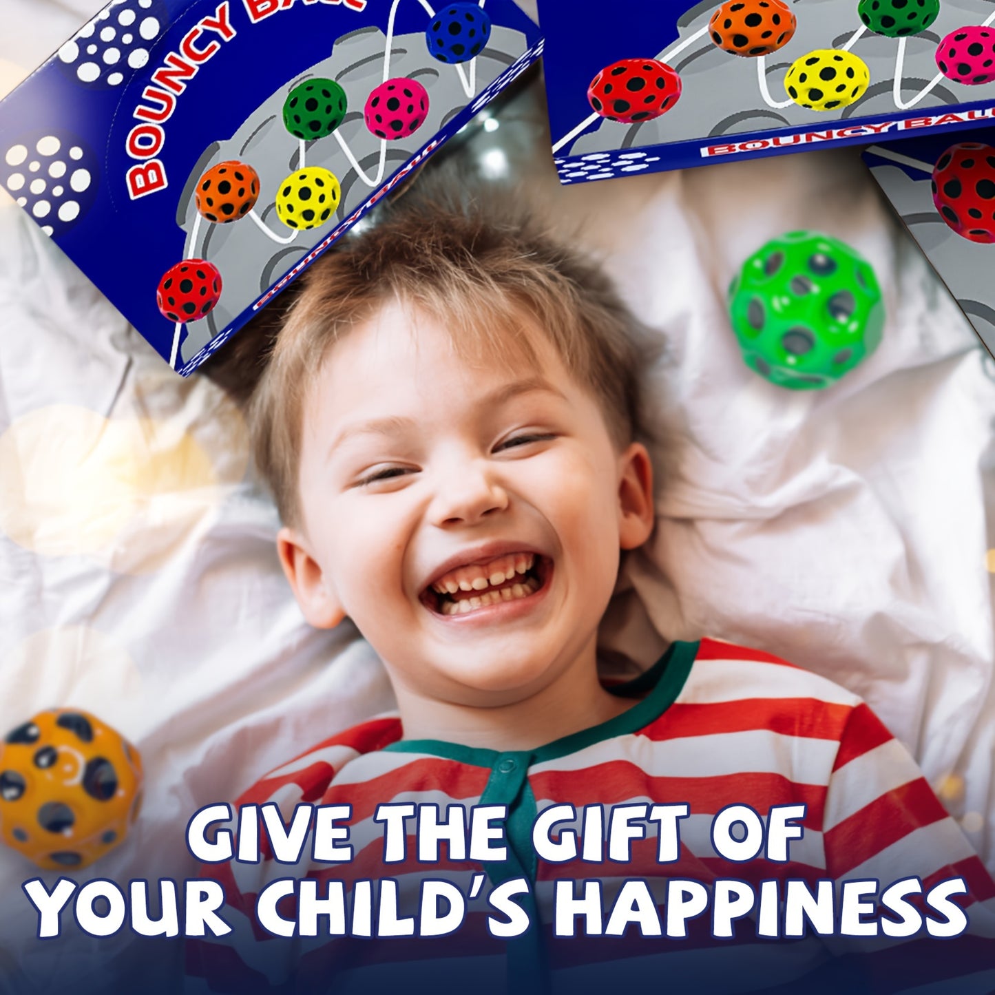 Space Ball 12 Pack - Super Bouncy Space Ball - Big Bouncy Balls for Athlete Training And Sensory Play - Extreme High Bouncing Ball