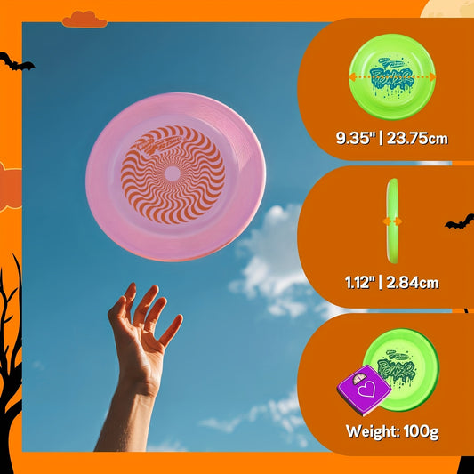 Wham-O Dog flying disc 9.35 Inch - Heavy-Duty Bite-Resistant Flying Disc, Lightweight & Durable PP Plastic Fetch Toy with Non-Toxic Design, All Breed Sizes for Outdoor Fetch, Park, Beach, Training - Ideal for Puppies, Adults, and Dogs - Perfect for flying