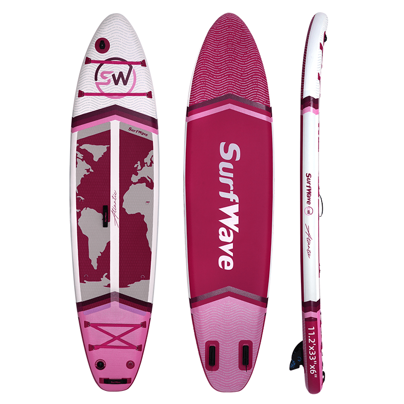 1pc, Surfboard, Inflatable Vertical Paddle 11 Inches X34 Inches X6 Inches, with Accessories, Outdoor Sports, Beach And Seaside.