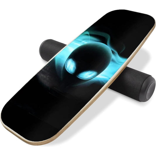 Balance Board Surf Trainer with Adjustable Stoppers 2 Different Distance Options Balance Board for Surfing Snowboarding Skiing Skateboarding 300lbs Capacity