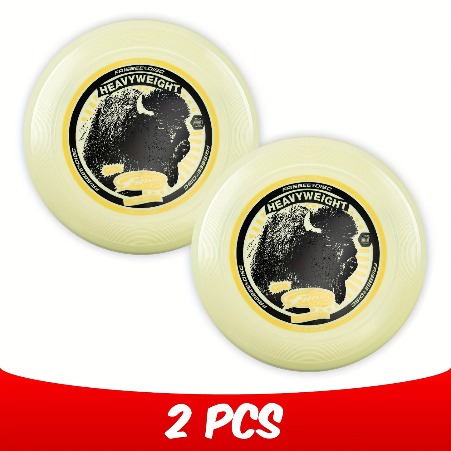 Wham-O flying disc Heavyweight 200g, 11 Inch Long Distance and Durable Disc for Outdoor Activities, Stable Flying for Family Fun - 1\u002F2Pack