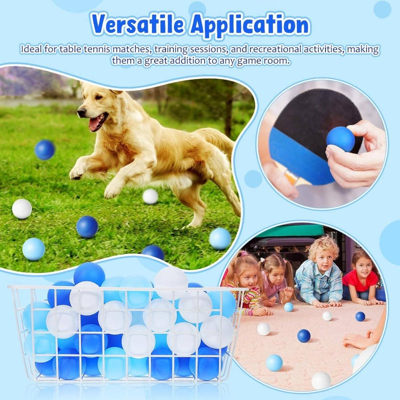 120pcs Pink & White Pong Balls - Durable Plastic Table Tennis Balls for Training, Party Games, Tournaments - Bulk Pack with Pink & White Spheres, Compatible with Paddle Sets, Ideal & s (No Air-Dry Time)