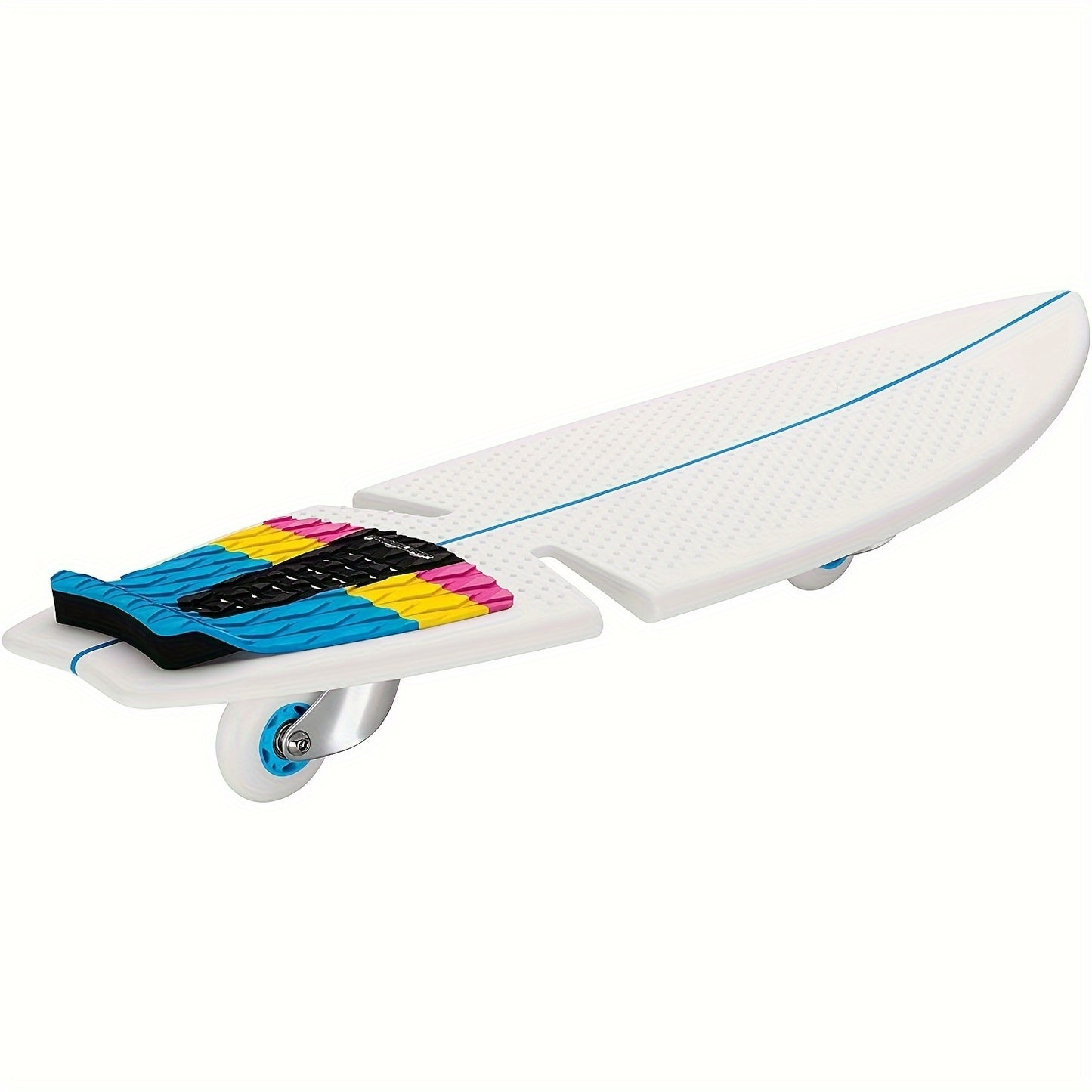 RipStik RipSurf Caster Board CMYK FFP, Recreational Ride, Urban Commuting, Surfboard Style, Vibrant Deck, Durable Polypropylene, Smooth Rolling