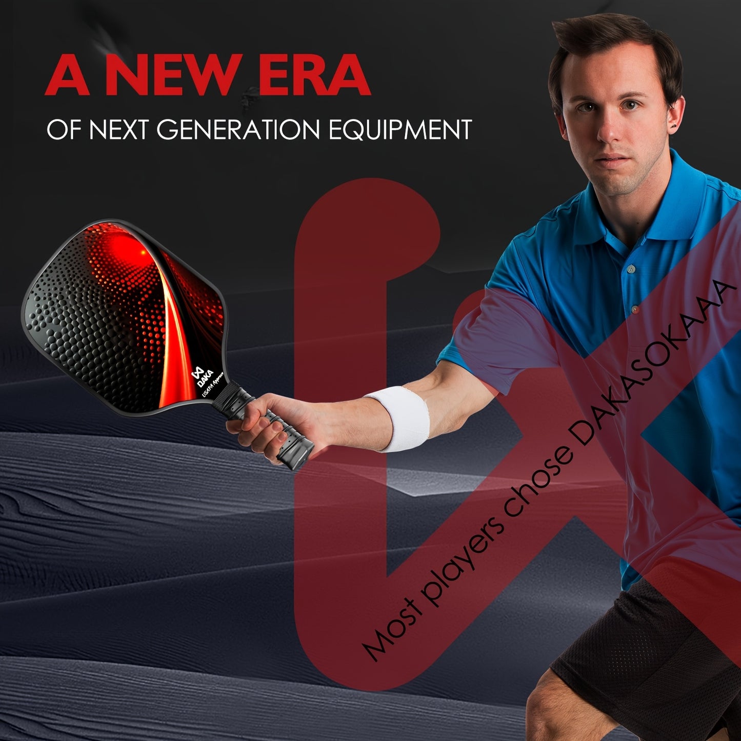 Pickleball Paddles Set Of 2 - Graphite Surface with High Grit & Spin, USAPA Approved Pickleball Set Pickle Ball Raquette Lightweight Polymer Honeycomb Non-Slip Grip 4 Outdoor Balls & Bag.