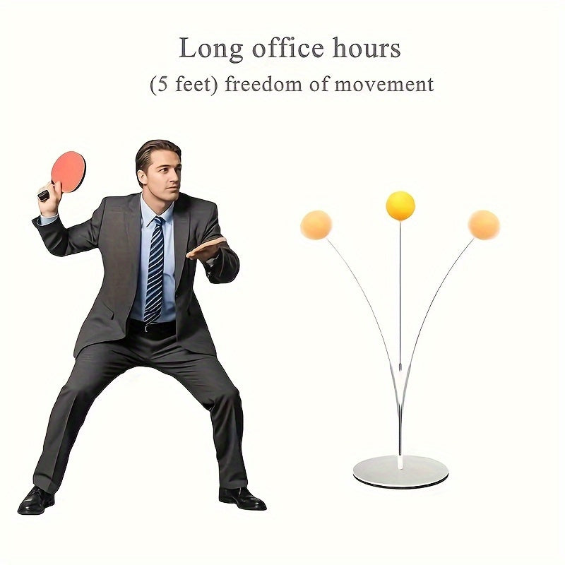 Vision Training Ball Set 8pcs Vision Training Ball Set - Quick Eye Movement Exercise with Tennis Paddles, Includes Elastic Band - Ideal for Home Workouts and Computer Use