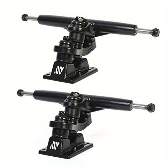 Sidewinder II Longboard Skateboard - Black Double Kingpin Trucks with 7\