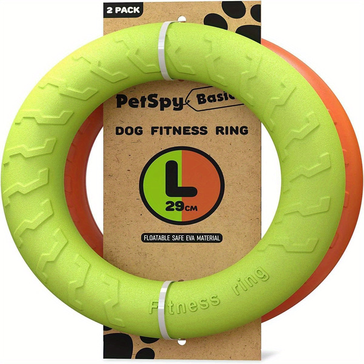 PetSpy Dog Training Ring - Heavy-Duty Floating Pulling Toy & Flying Disc, Non-Toxic Chew-Resistant Pet Ring for Fetch, Tug-of-War, Swimming - Ideal for Small, Medium, Large Dogs - Indoor\u002FOutdoor Use, Tug Of War, Textured Surface, Sturdy Construction,