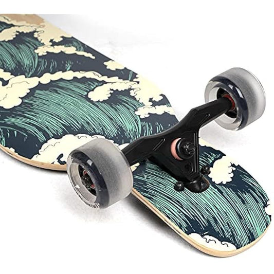 42 inches Complete Longborads Drop Through Deck Concave Cruise Professional Longboards