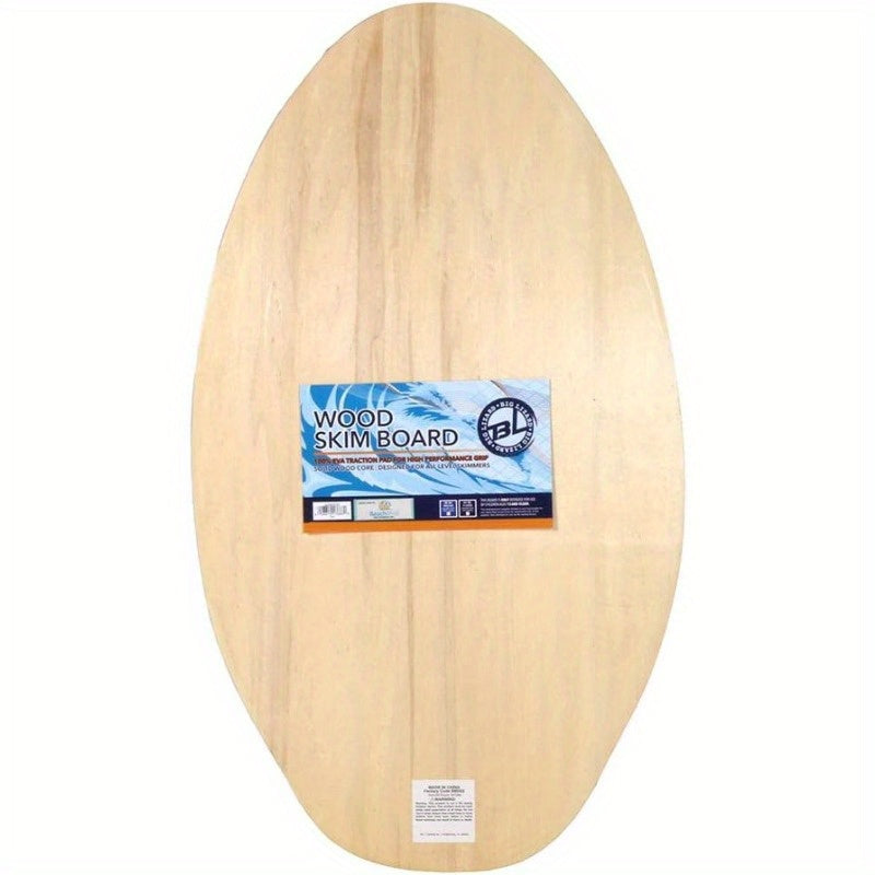 35-41 Inch Deluxe Wood SkimBoards with EVA Traction Grip Pad - XGrip Wooden Skim Board for Adults, 3.5\